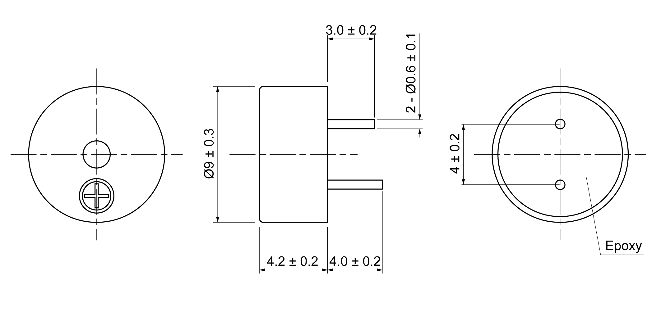 MT9042-27E5-42P Mechanical Drawing